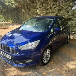 2018 Ford C-Max 1.0 EcoBoost 125 Zetec 5-door MPV in blue
