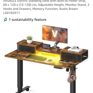 Adjustable standing desk - excellent condition - Image 4