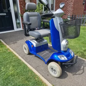 Two mobility scooters – Kymco XL and Quingo Plus