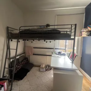 IKEA Svarta Loft Bed with mattress