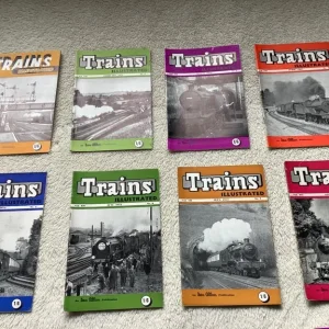 VINTAGE COLLECTABLE TRAIN MAGAZINES JAN - DEC 1954 - Image 2