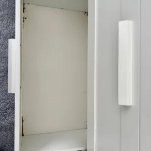IKEA BRIMNES 4 Drawer Chest, White with Frosted Glass - Image 4