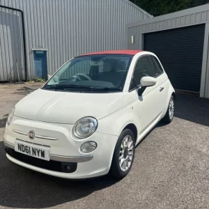 2012 Fiat 500 Convertible 1.2L Manual 3-door