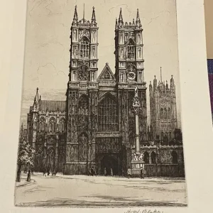 Signed etchings and prints - vintage collection - Image 8