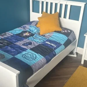 IKEA bed frame with memory foam mattress - Image 2