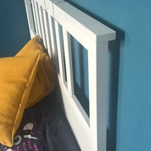 IKEA bed frame with memory foam mattress