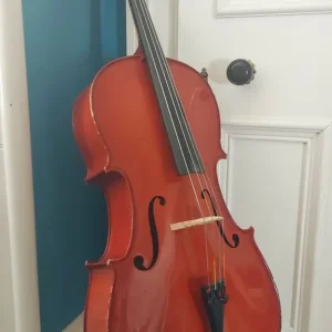 Half size student cello with bow and soft case - Image 3