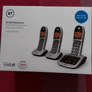 CORDLESS BT PHONES – 3 IN THE SET