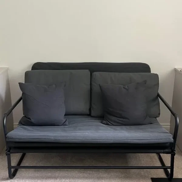 IKEA Hammarn sofa bed, steel frame, 190x120cm as bed