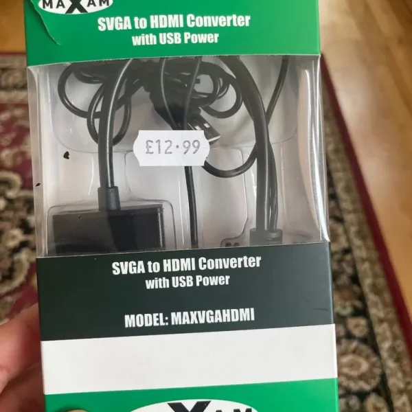 SVGA to HDMI converter with USB power