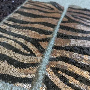 8 pieces of sequined fabrics