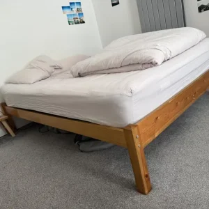 Oak bed frame