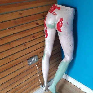 Quirky mannequin legs used as a halloween prop - Image 2