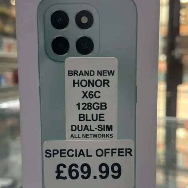 Honor x6C 128GB unlocked all networks 12-month warranty