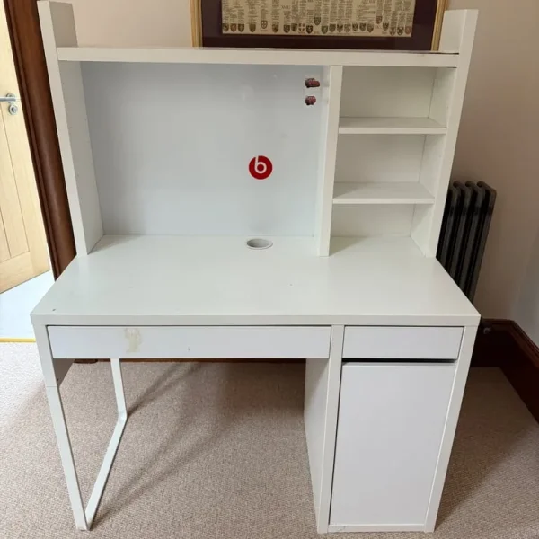 IKEA MICKE desk with add-on unit
