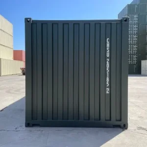 20ft One-Trip Shipping Container – Bottle Green RAL6007 - Image 3