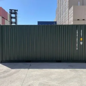 20ft One-Trip Shipping Container – Bottle Green RAL6007 - Image 5