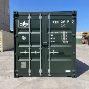 20ft One-Trip Shipping Container – Bottle Green RAL6007 - Image 6