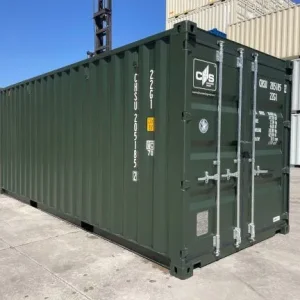20ft One-Trip Shipping Container – Bottle Green RAL6007