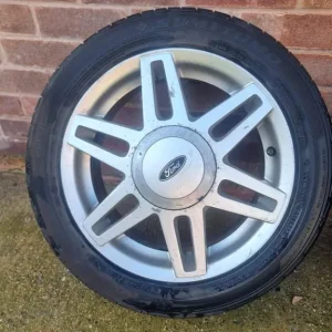 195/50/15 Ford Alloy Wheels x2 - 4x108, 6Jx15 ET52.5 - Image 4