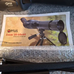Opus spotting scope 20-60-60 zoom with tripod and carry case - Image 7