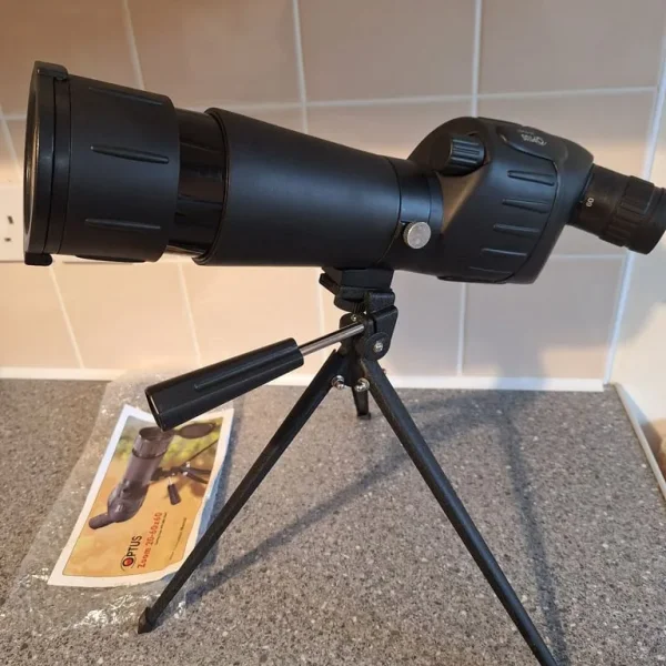 Opus spotting scope 20-60-60 zoom with tripod and carry case