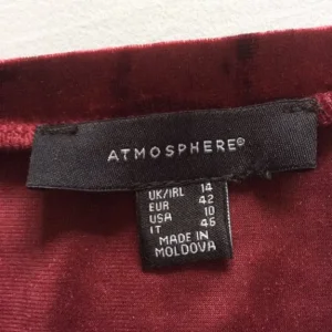 Burgundy Top in Velvet - Image 2