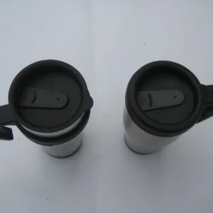 Two 400ml Insulated Metallic Drinks Mugs - Image 3