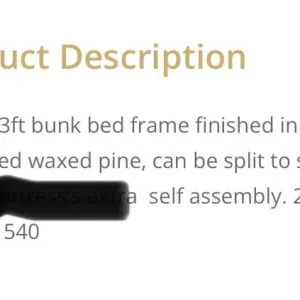 Solid wooden bunk beds - Image 5