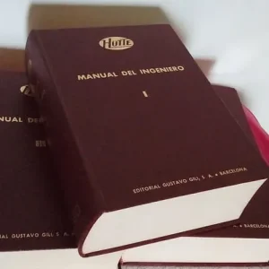 MANUAL DEL INGENIERO HÜTTE (4 tomos)