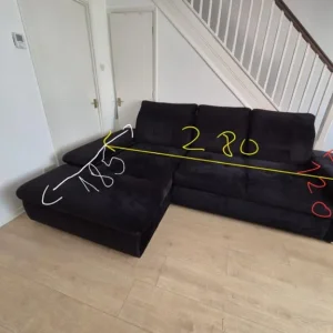 L shape sofa bed with storage - Image 3