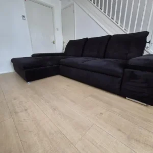 L shape sofa bed with storage - Image 4