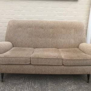 3 Seater Sofa and Two Matching Armchairs - Mid Century - Retro - Image 4