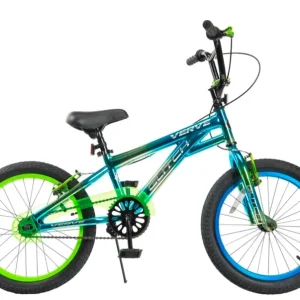 18 Inch Glitch Bike Metallic Blue and Green