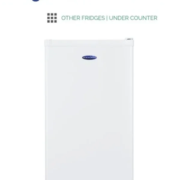 81-litre icebox fridge with adjustable shelves and salad crisper