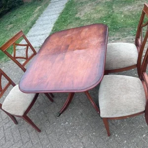 Dining table with 4 chairs - Image 4