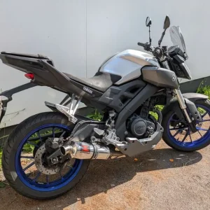 Yamaha MT-125 ABS 2015 Silver with Blue Alloys - Image 2