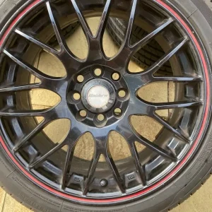 Set of 4 Black Calibre Alloy Wheels - Image 2