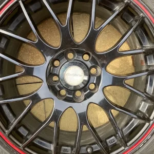 Set of 4 Black Calibre Alloy Wheels - Image 3
