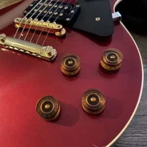 Gibson Custom Shop Les Paul Standard Candy Apple Red Over Goldtop - Image 7