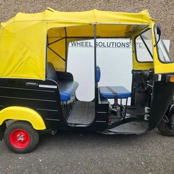Bajaj tuk tuk rickshaw from new UK registered