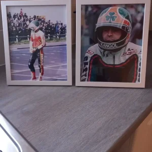 Tom Herron 10x8 inch bike racer frame