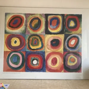 Large framed Kandinsky print