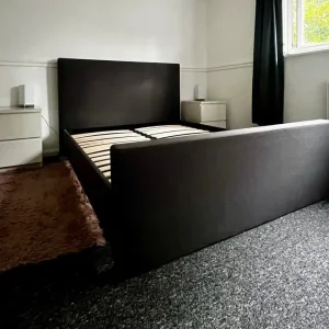 Grey Double Bed Frame - Image 2