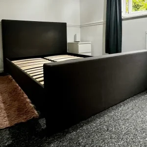 Grey Double Bed Frame - Image 3