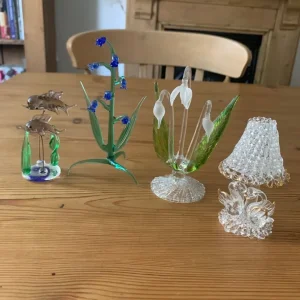 Vintage glass ornaments set - Image 6
