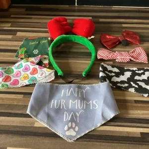 Selection of Dog Bandanas and Bow Ties