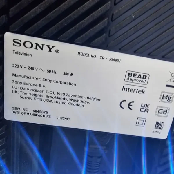 55" Sony Bravia OLED 4K Ultra HD TV