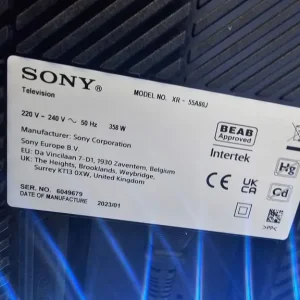 55" Sony Bravia OLED 4K Ultra HD TV