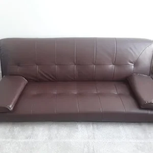 Brown Leather Sofa Bed